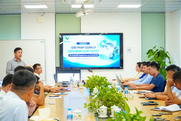 VIET NHAT GROUP TỔ CHỨC WORKSHOP “GIẢI PHÁP QUẢN LÝ DỊCH BỆNH XUẤT HUYẾT DO VI KHUẨN STREPTOCOCCUS SP Ở CÁ RÔ PHI”